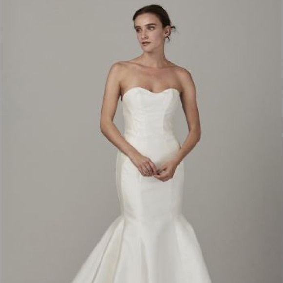 rose wedding gown